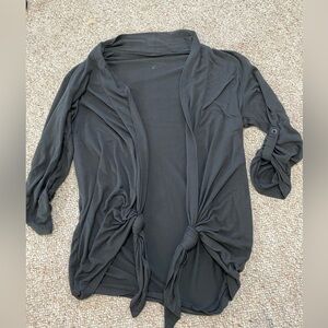 PORT AUTHORITY dark grey cardigan